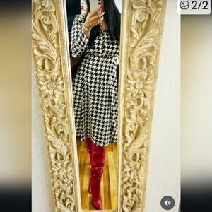 Nine West Bold Red Over the Knee Boots